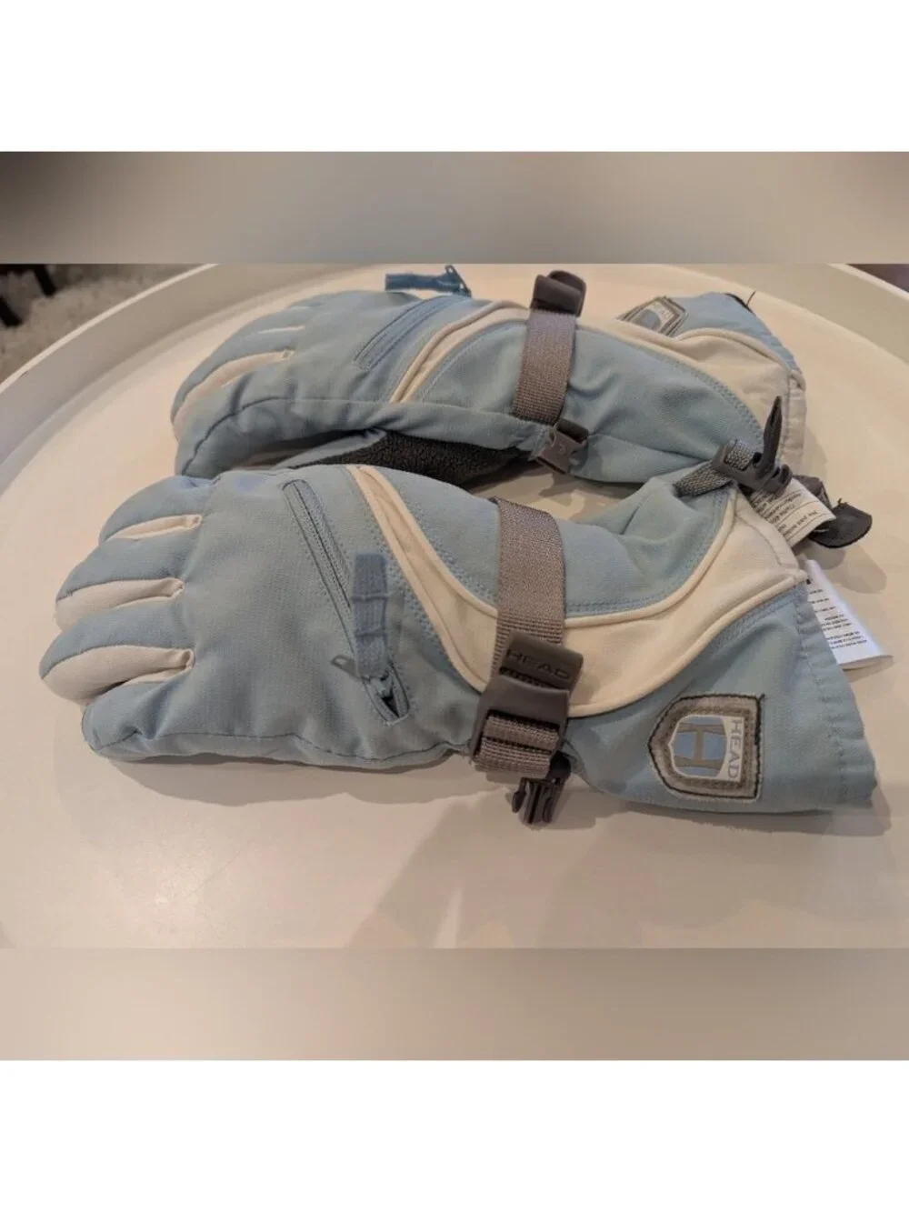 HEAD Winter Warm Sports Gloves Blue & Gray Adult Size small